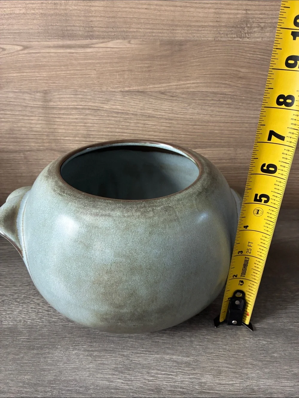 Frankoma Prairie Blue, 4W Bean Pot or Casserole Dish NO LID